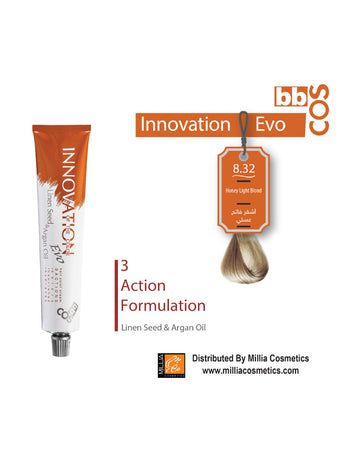 Innovation Hair Color 100 ml- 8.32